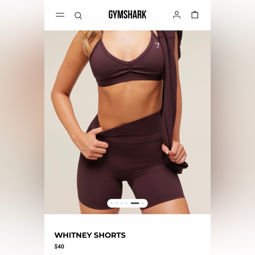 Gymshark Sports Bra and Bike Shorts - SOLD AS A SET